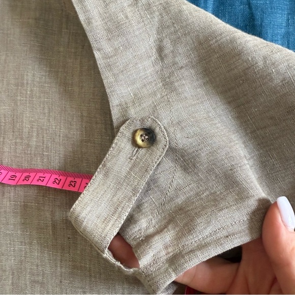 Eskandar 100% Linen Tank-Top Size 0 - Picture 7 of 9